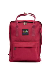 Zoozie Bags Mochila de Tamaño Midi Rojo Clarete